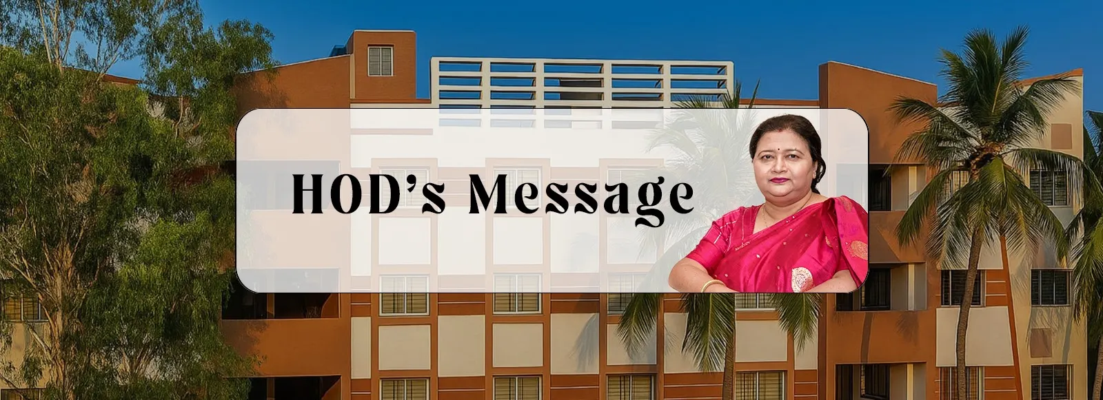 HOD's Message